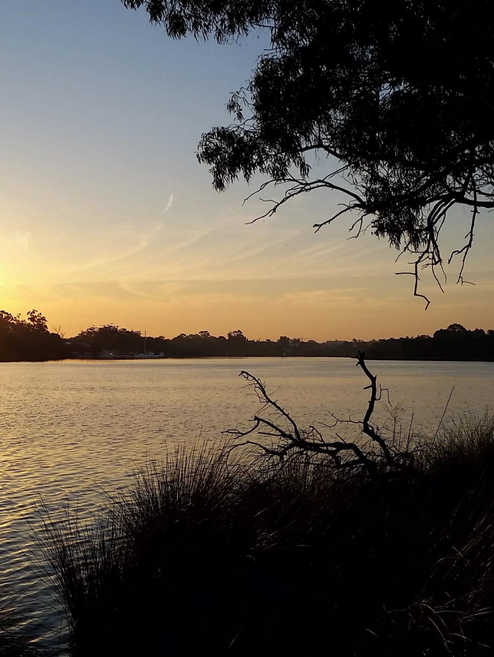 An image of the river