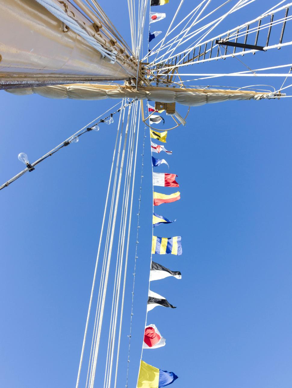 Flag on boat 