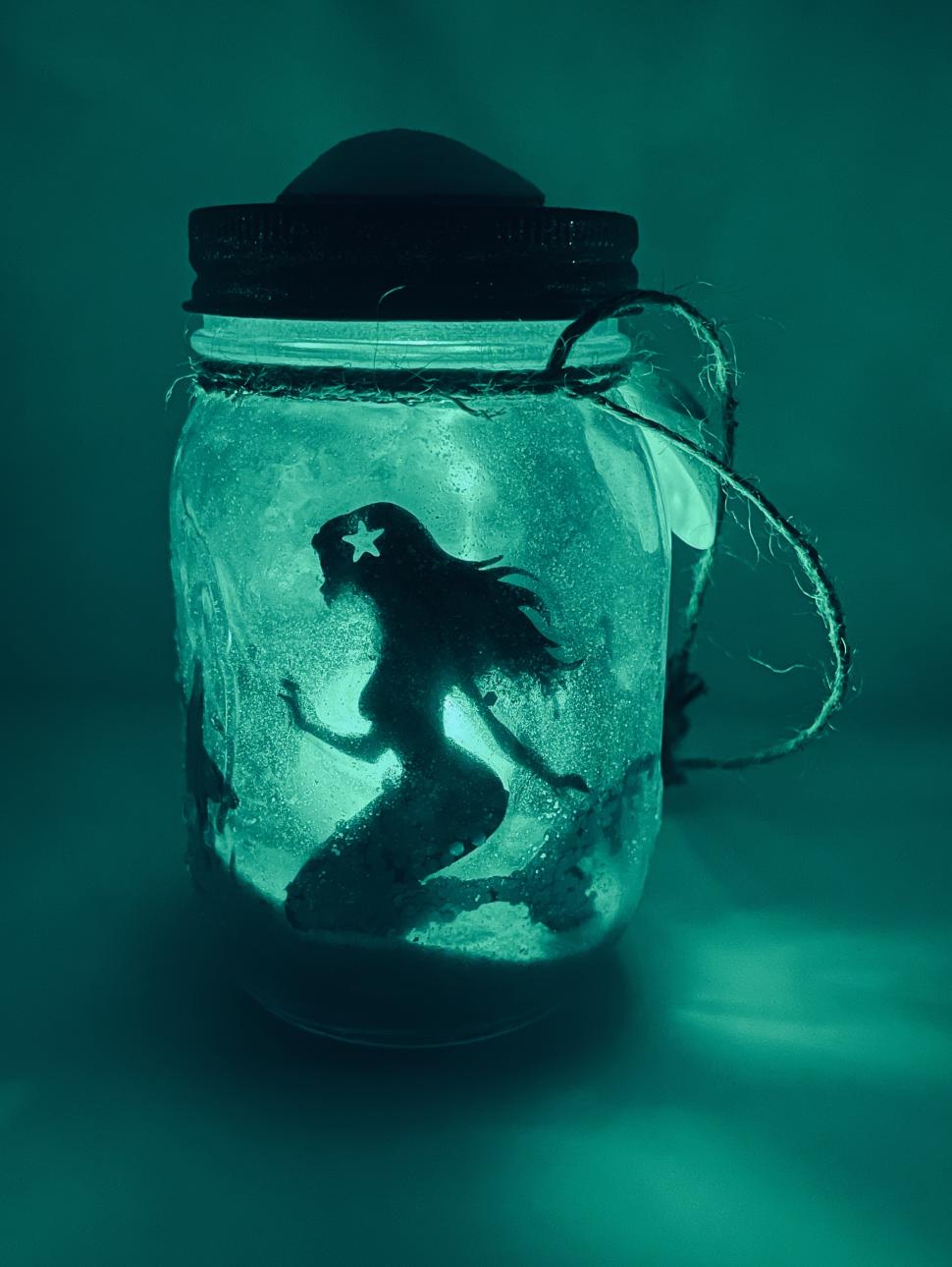 Ocean Lantern with mermaid 