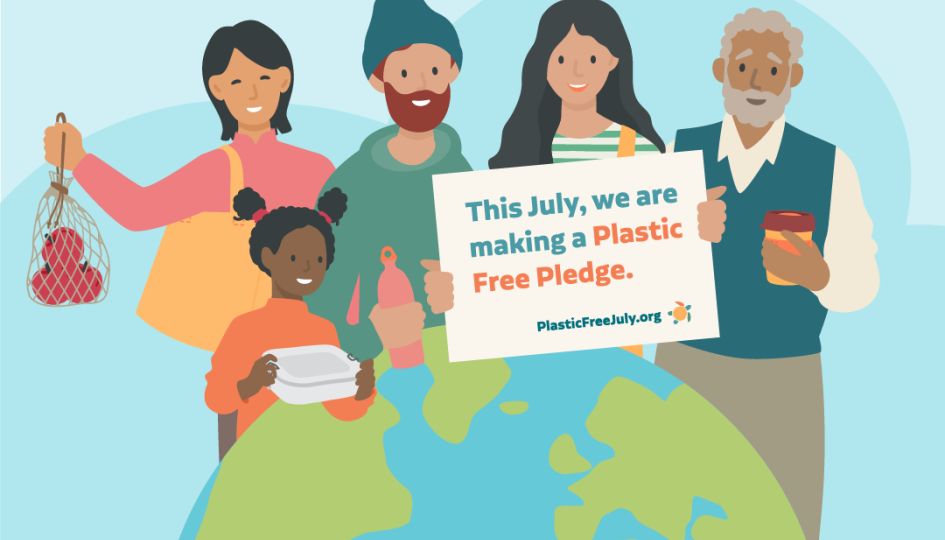 Plastic Free July flyer