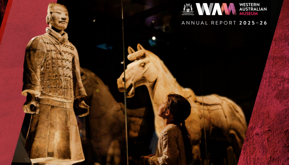 Coverpage of the 2026 WA Museum Annual Report