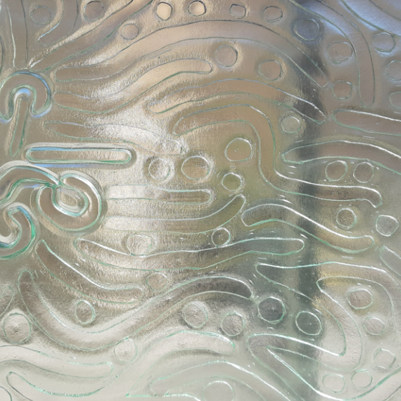 glass frosted panel