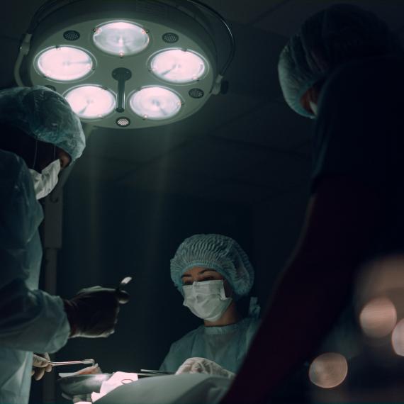 medical staff at an operating thetare