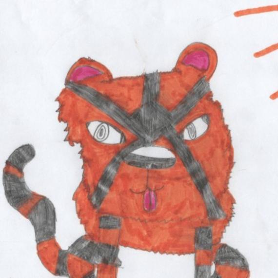 tiger drawing