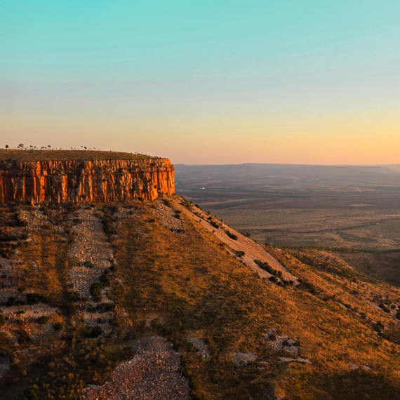 Cockburn Ranges at sundown