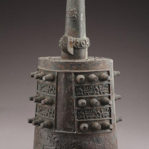 Ancient Chinese brass bell