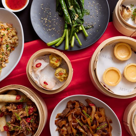 Assortment of Yum Cha Dishes 