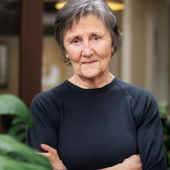 A Headshot of Author Helen Garner
