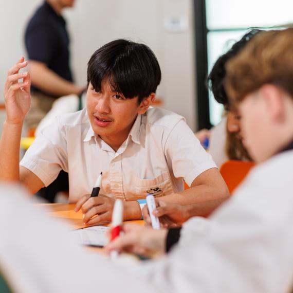 Students in discusssion