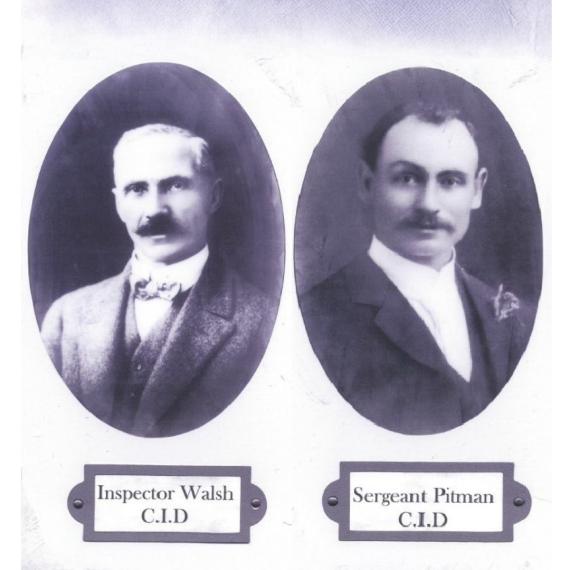 archival portraits of two men dressed in formal clothing