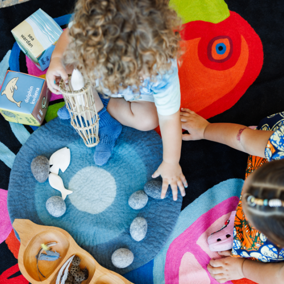 Kids doing an activity 