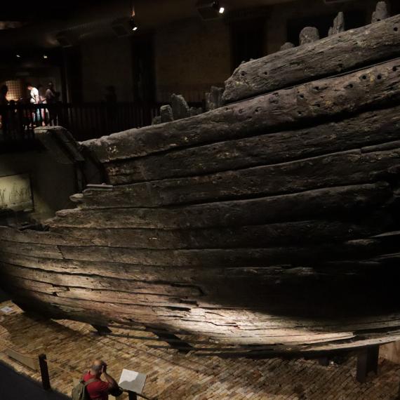 Timbers from the wreck of the Batavia (1629) on display in WA Shipwrecks Museum, one of the stories addressed by authors in Totally Lit 2026 events.